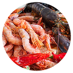 seafood at La Estacion International Market