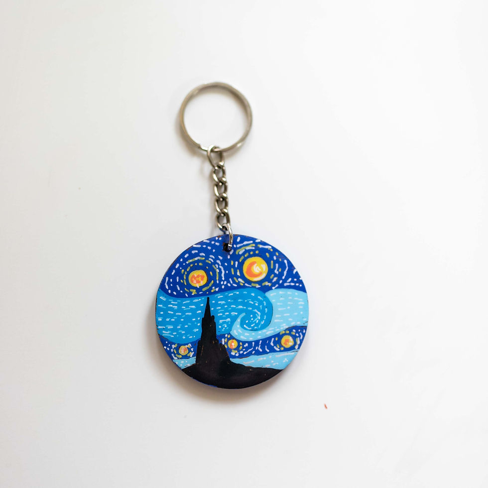 Thumbnail: Starry Night Keychain