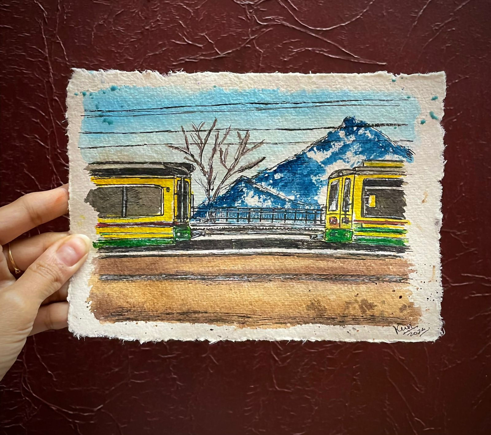 A Glimpse of Switzerland | Watercolors A5 size