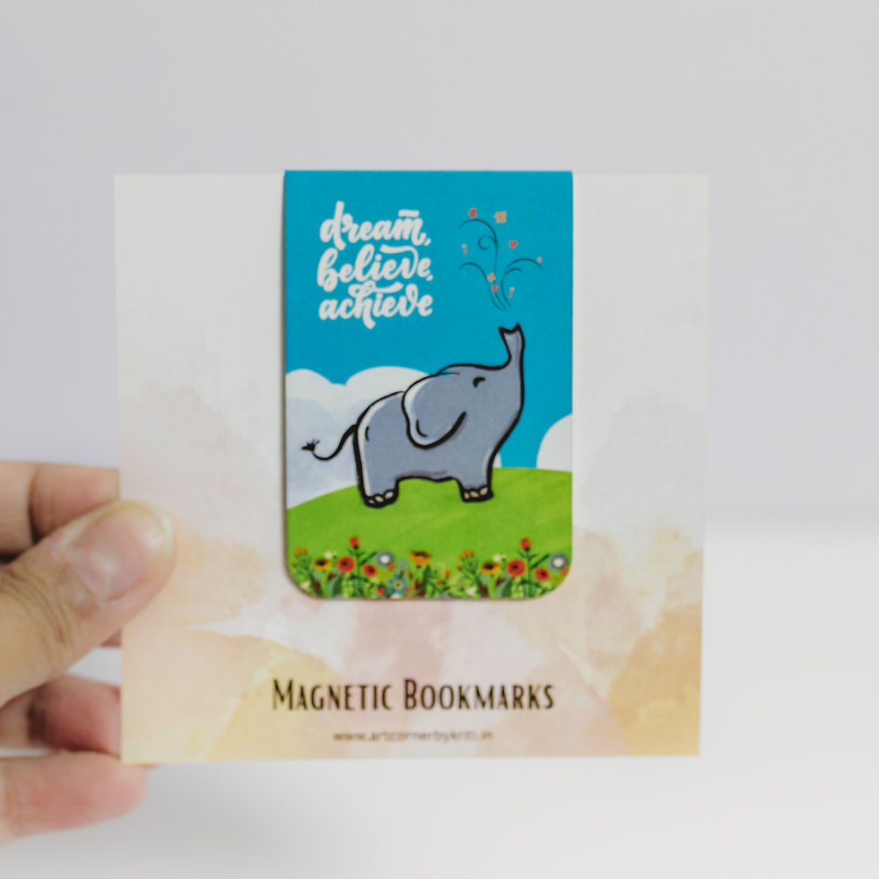 Thumbnail: Magnetic Bookmarks - Set of 4