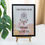 Thumbnail: Affirmation Cards Display Set – 6 Cards + Frame + Easel