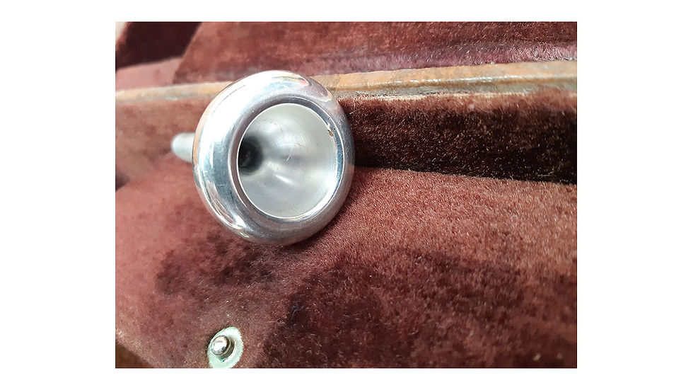 Miniatura: Trombón Olds  U.S.A. Bañado en plata - 1935