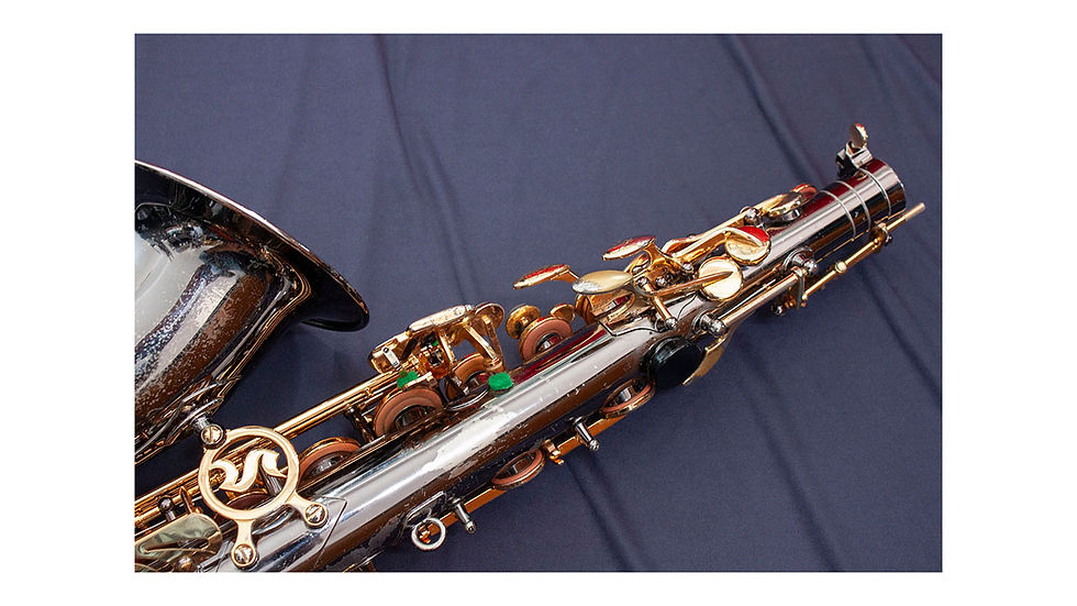 Miniatura: Saxo alto Selmer La Voix II Negro con llaves doradas