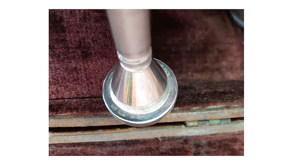 Miniatura: Trombón Olds  U.S.A. Bañado en plata - 1935