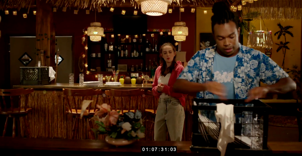 Screenshot - restaurant scene