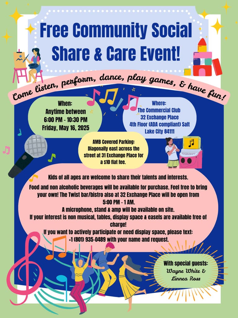 FREE COMMUNITY SOCIAL AND CARE EVENT