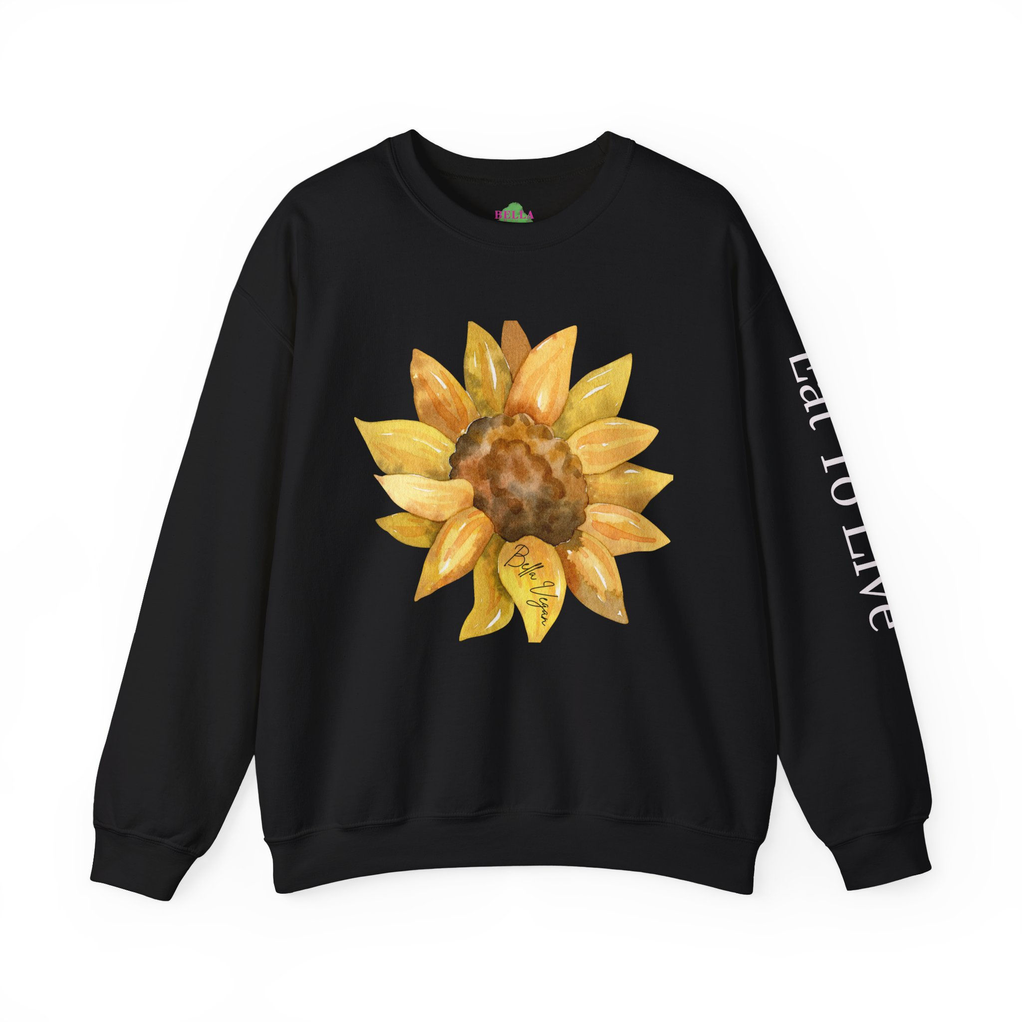 Bella Vegan Sunflower Unisex Heavy Blend™ Crewneck Sweatshirt