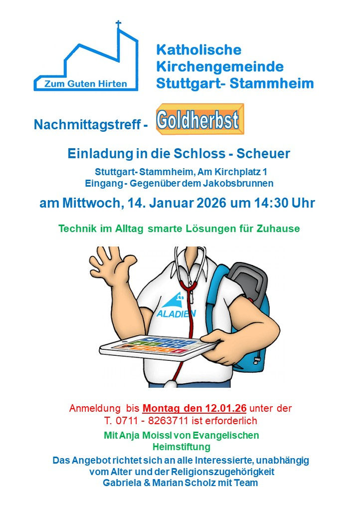 Nachmittagstreff-Goldherbst "Technik im Alltag smarte Lösungen für Zuhause"