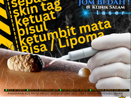 JANGAN BUANG BENJOLAN DI KULIT SELAGI TIDAK MEMBACA ARTIKEL INI ! SEBACEOUS CYST, LIPOMA ATAU SKIN TAG ?