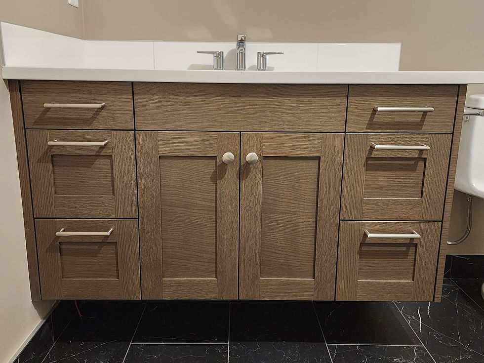 Textured Melamine Vanity