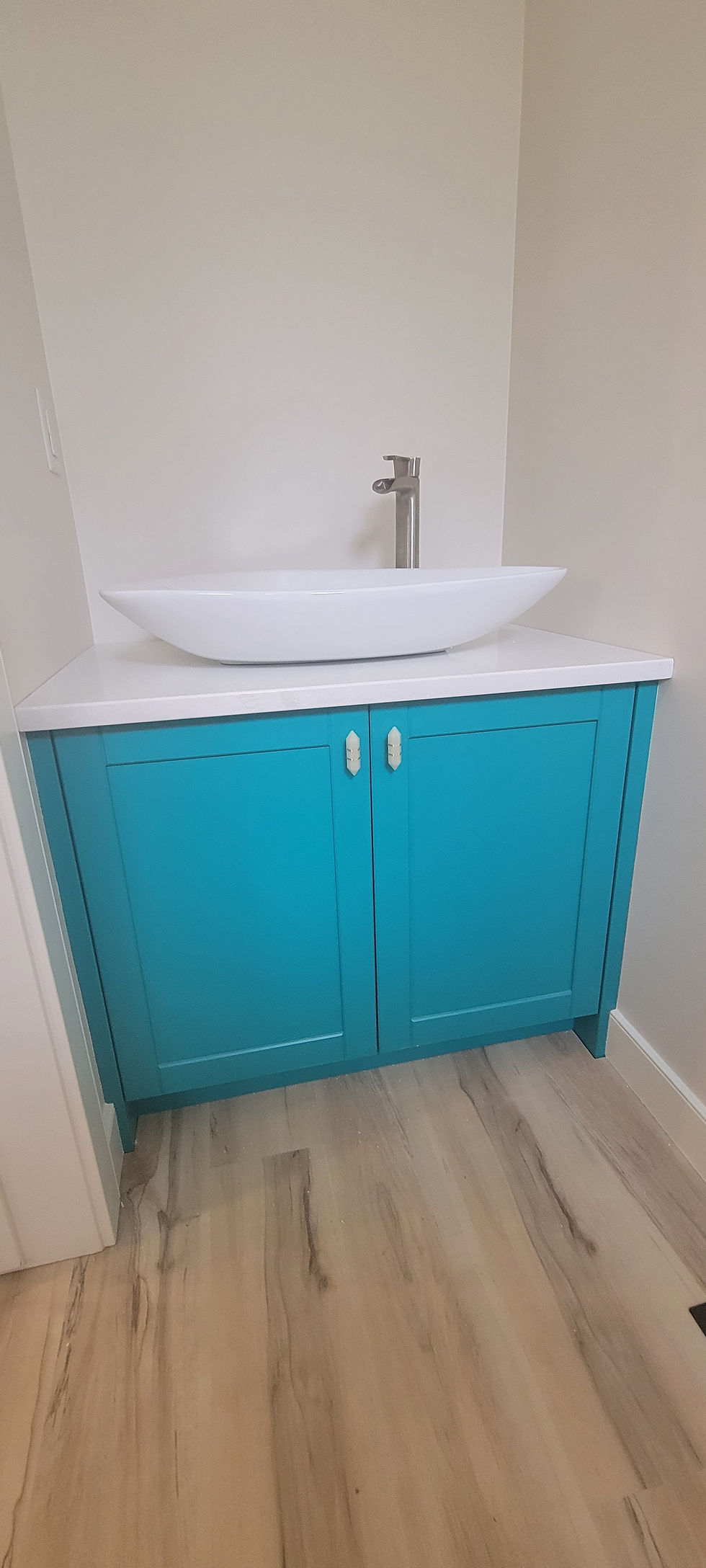 Turquoise Vanity