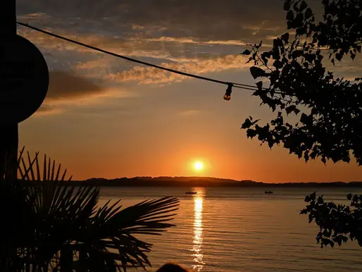 Sundowner mit Padde
