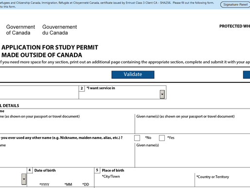Study Permit Application
