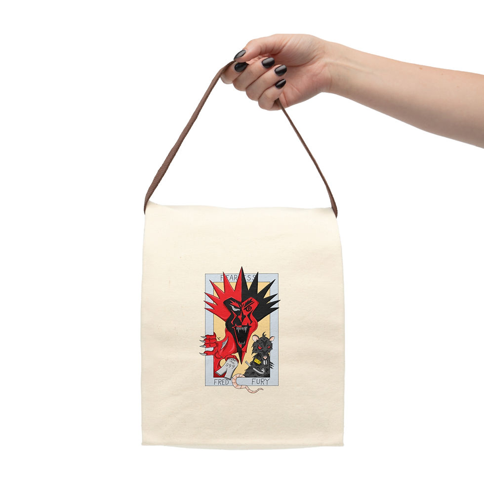 Thumbnail: Fearless Fred Fury - Canvas Lunch Bag