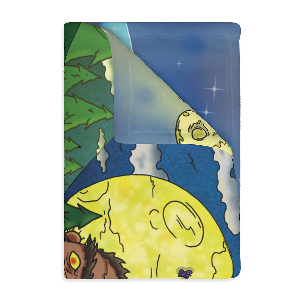 Thumbnail: ICP BigSmoke/ICP UFO Party - Velveteen Minky Blanket (Two-sided print)
