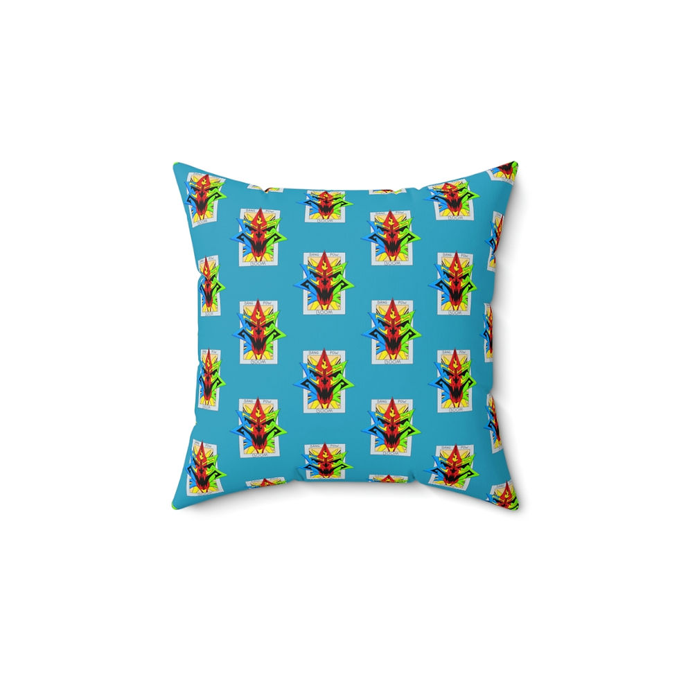 Thumbnail: Bang Pow Boom - Spun Polyester Square Pillow