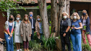Inauguramos un rincón del Santo Cura Brochero en el jardín de la casa
