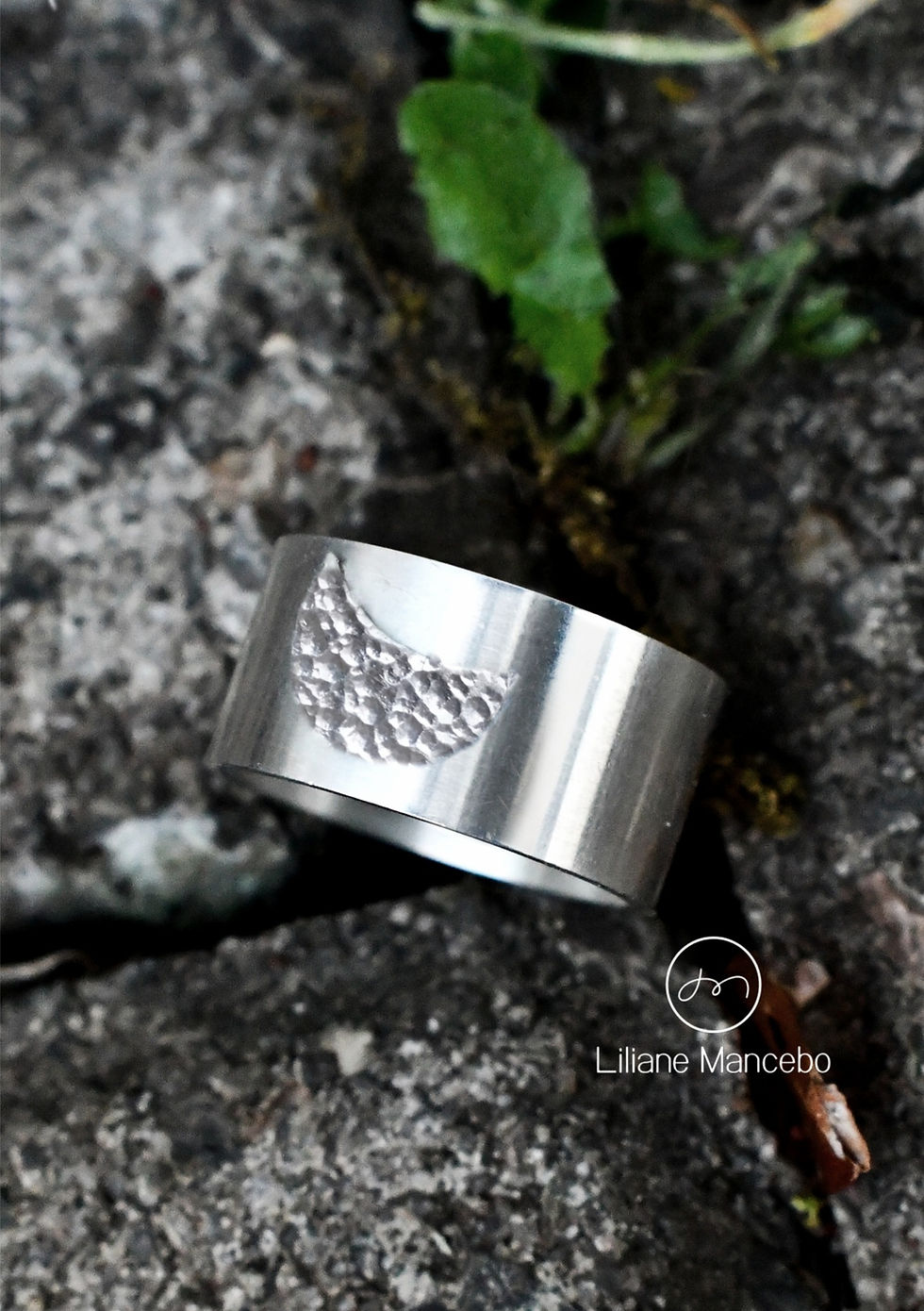Miniatura: Anel Masculino Lua - Coleção Equilíbrio