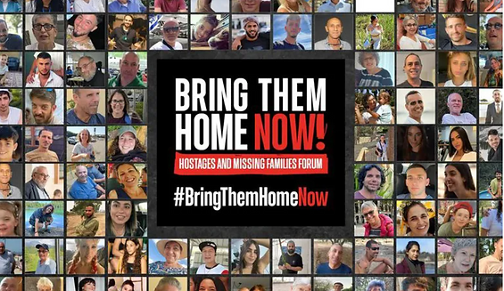 Demand for return of Israeli hostages, signed by Atoms & Void's Sergei Loznitsa and Maria Choustova