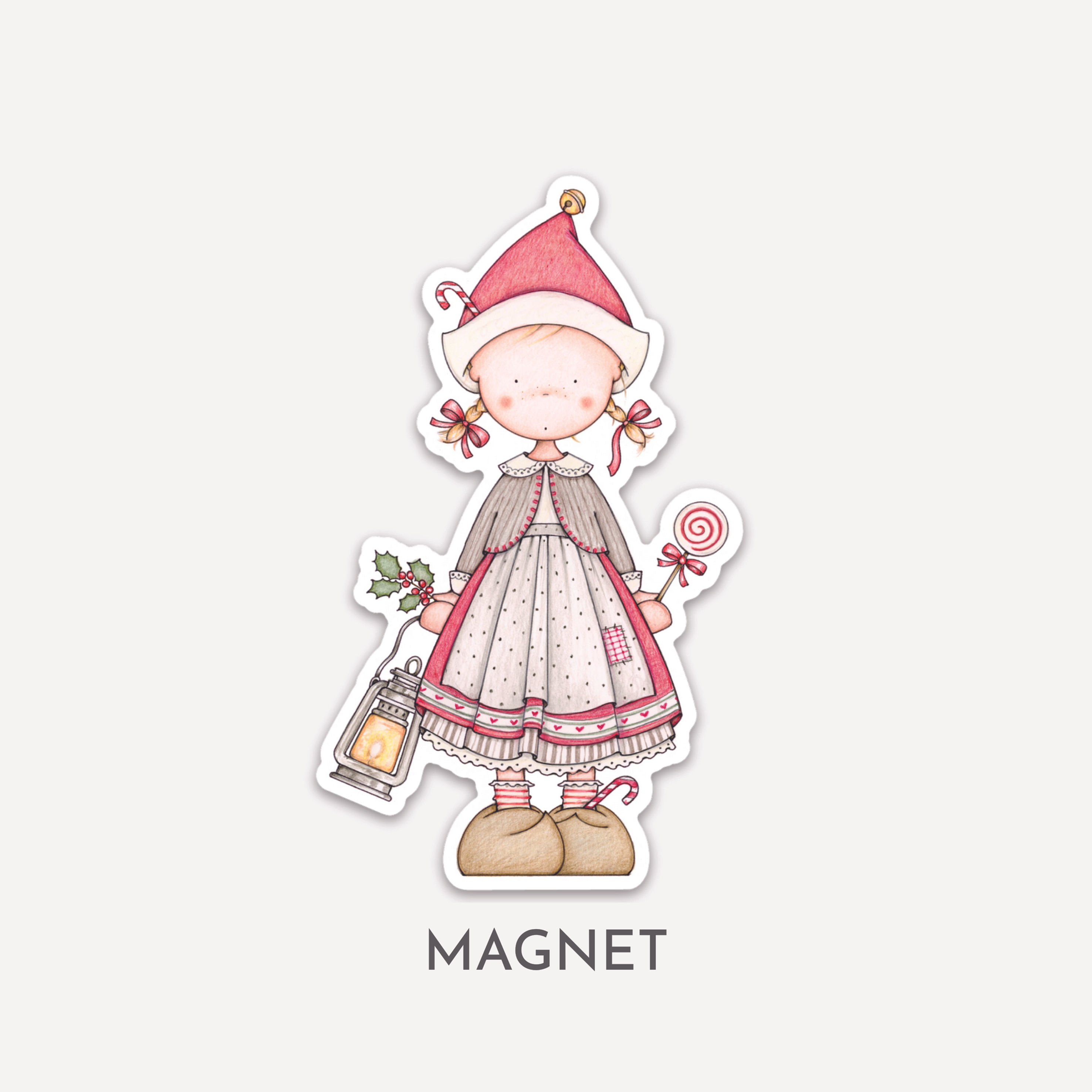 Magnet  "En route vers Noël