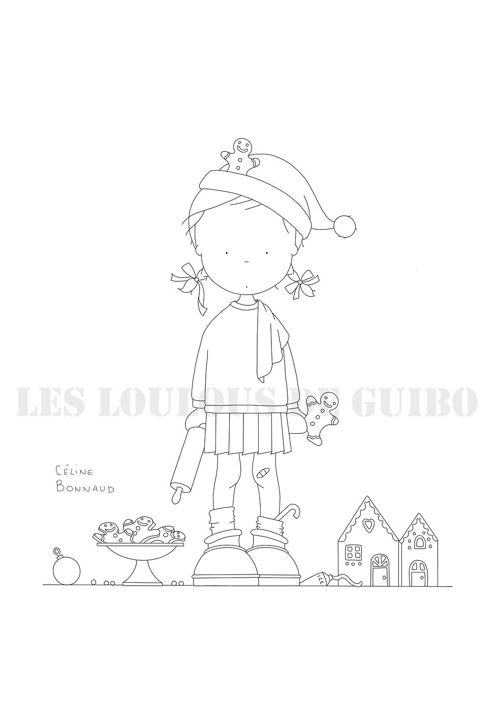 Miniature : Pochette de 16 coloriages de Noël à imprimer