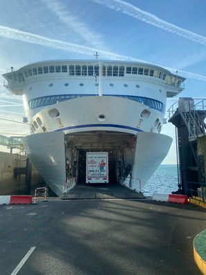 front of ferry