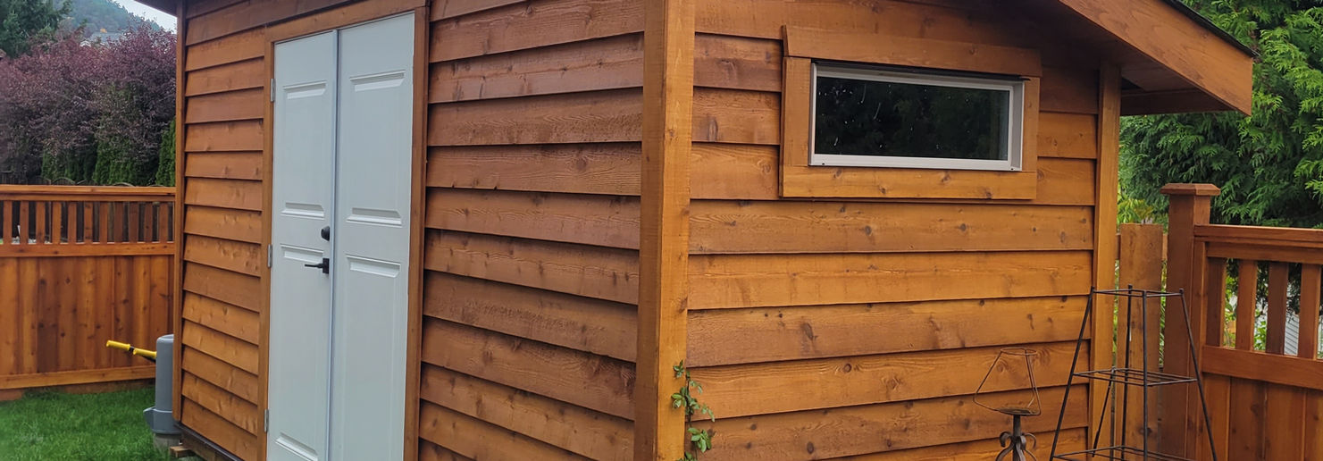 6x16 cedar shed