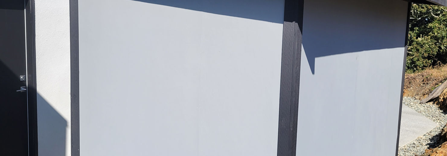 Hardie Panel style exterior shed