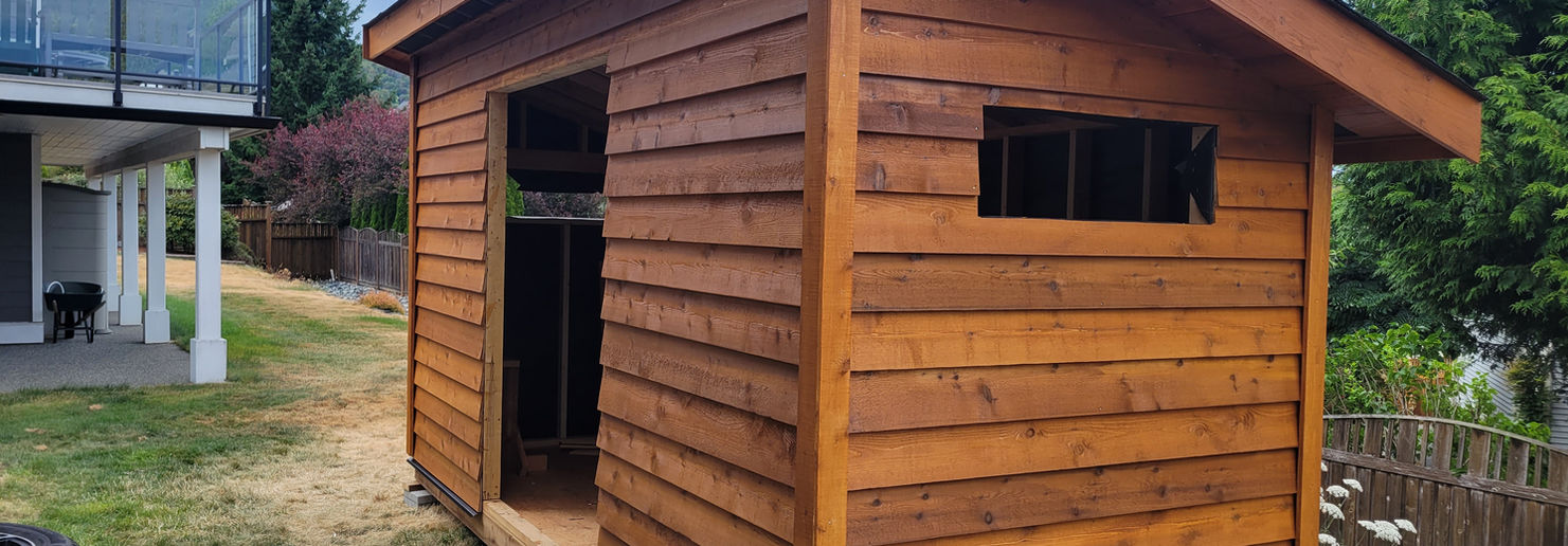 6x16 cedar shed