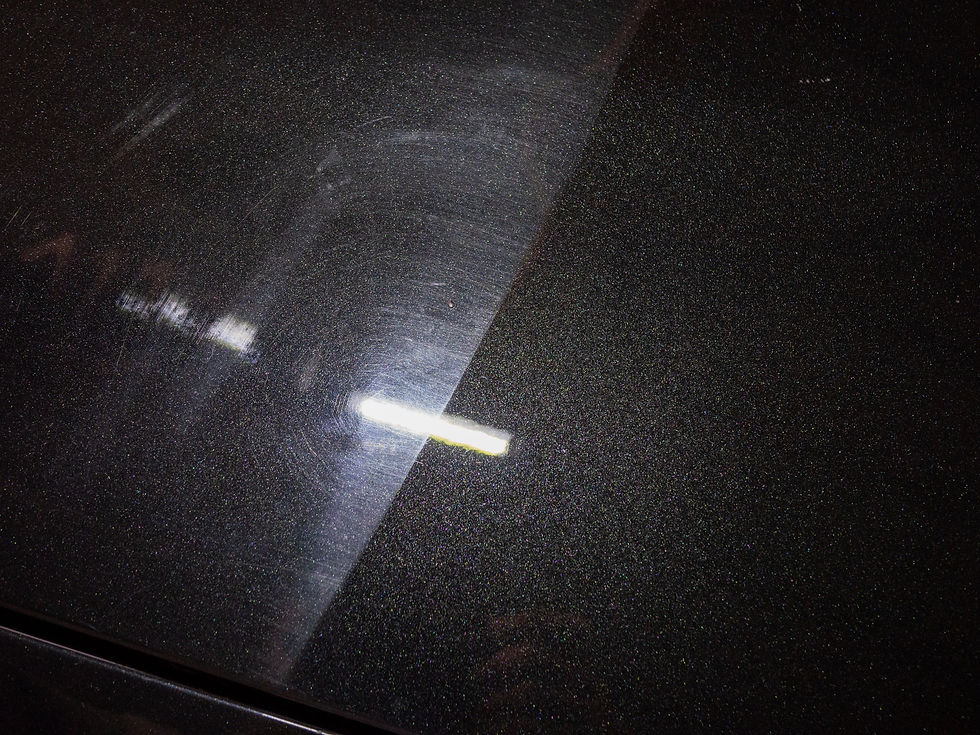 paint correction, machine polshing before ceramic coating protection is applied on car