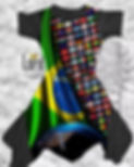 Bata 6 Pontas | Bandeiras Nações - REF 010
