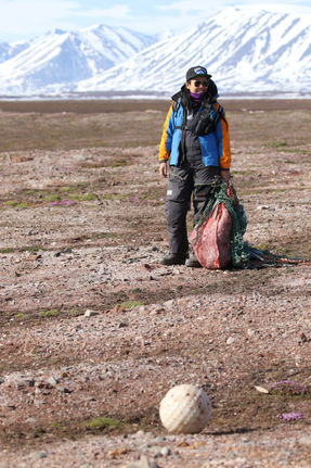 Müll sammeln
Worsleyneset im Woodfjorden