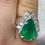 Thumbnail: Emerald Pear Ring 5.35 cts