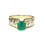 Thumbnail: Emerald Emeraldcut Ring 0.85 cts