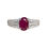 Thumbnail: 1.06 Carat No Heat Ruby Ring