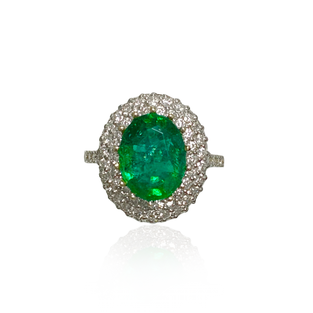 Emerald Oval Ring 2.30 cts