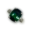 Thumbnail: Green Tourmaline Cushion Ring 5.00 cts