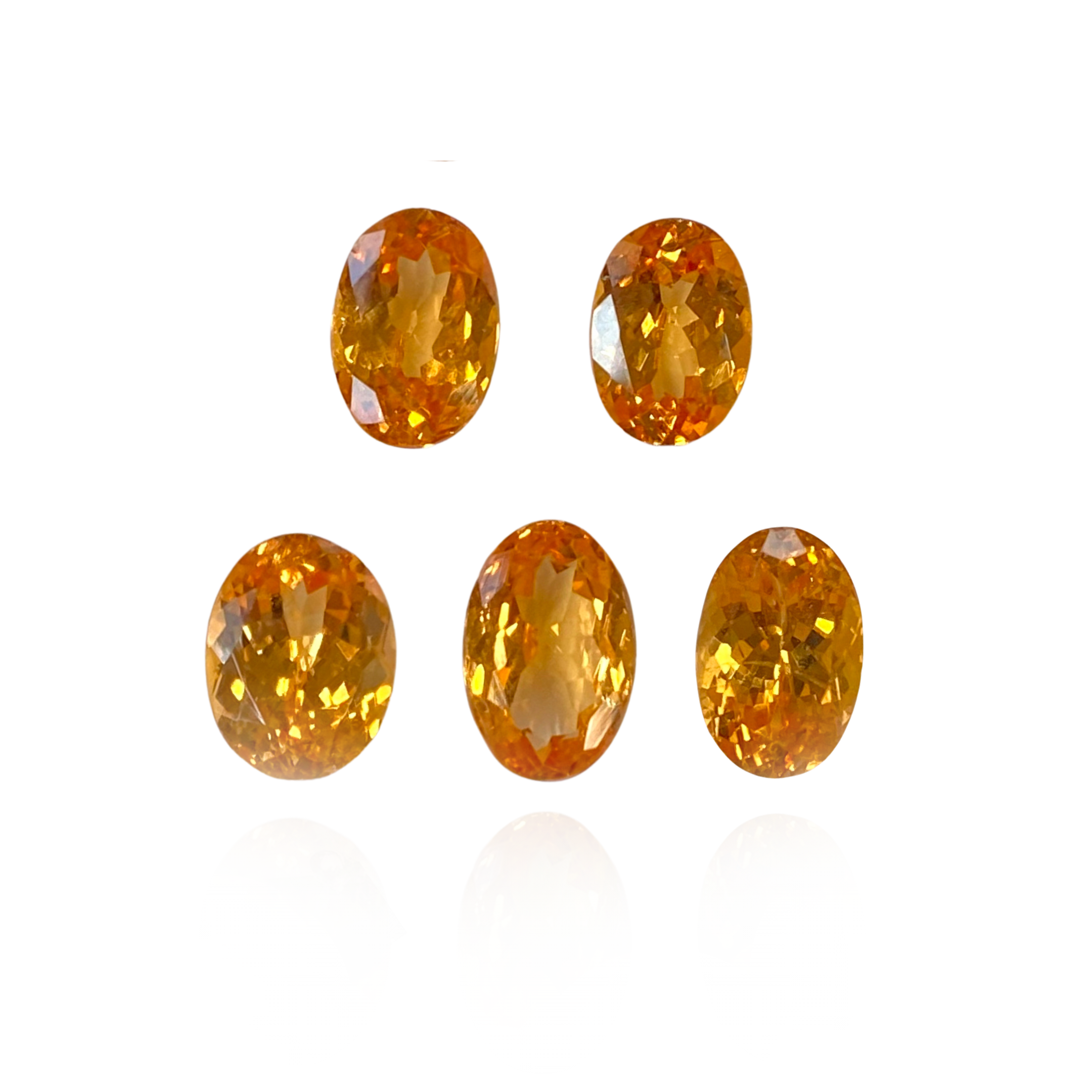 Spessartite Garnet 5 PCS 6.97 CT