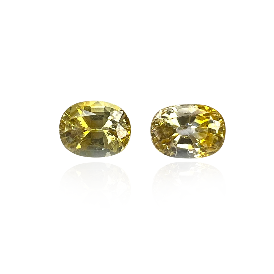 2.82 Carat Yellow Ceylon Sapphire Oval