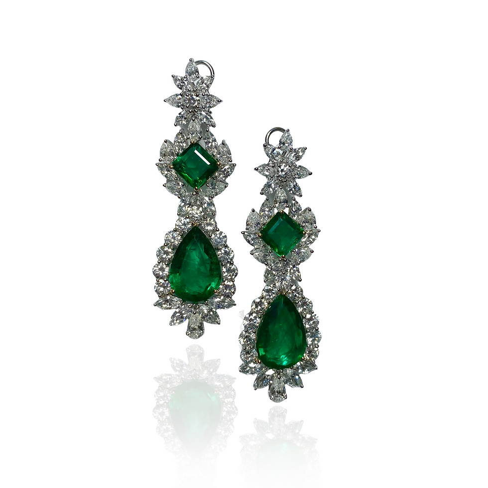Thumbnail: Emerald Jewelry Set 148+ CT