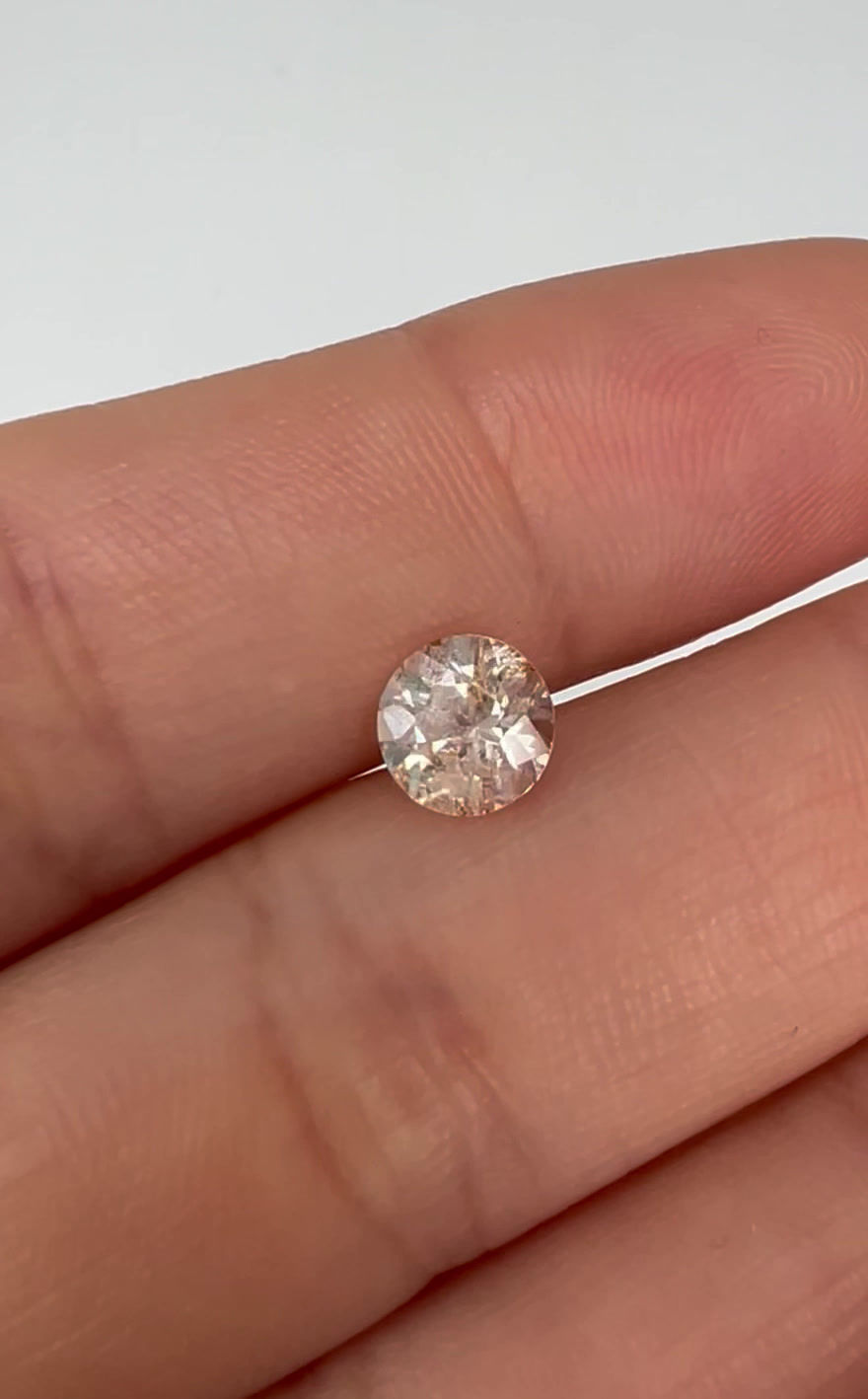 Thumbnail: 1.18 Carat White Sapphire Round