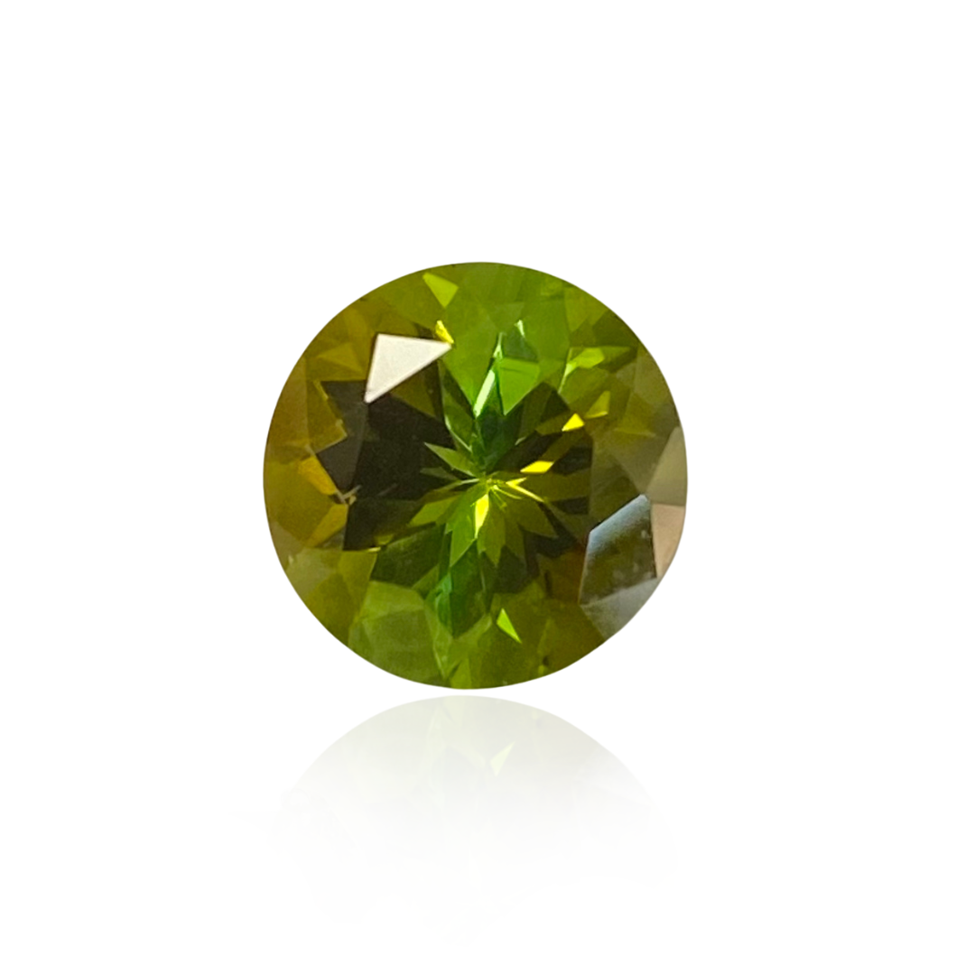 Green Tourmaline Round 2.62 CT