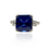 Thumbnail: 4.90 Carat Sapphire Three Stone Ring