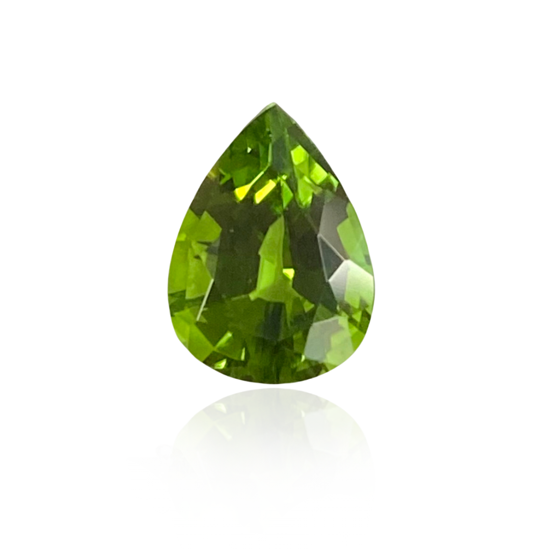 Green Tourmaline Pear 2.09 CT
