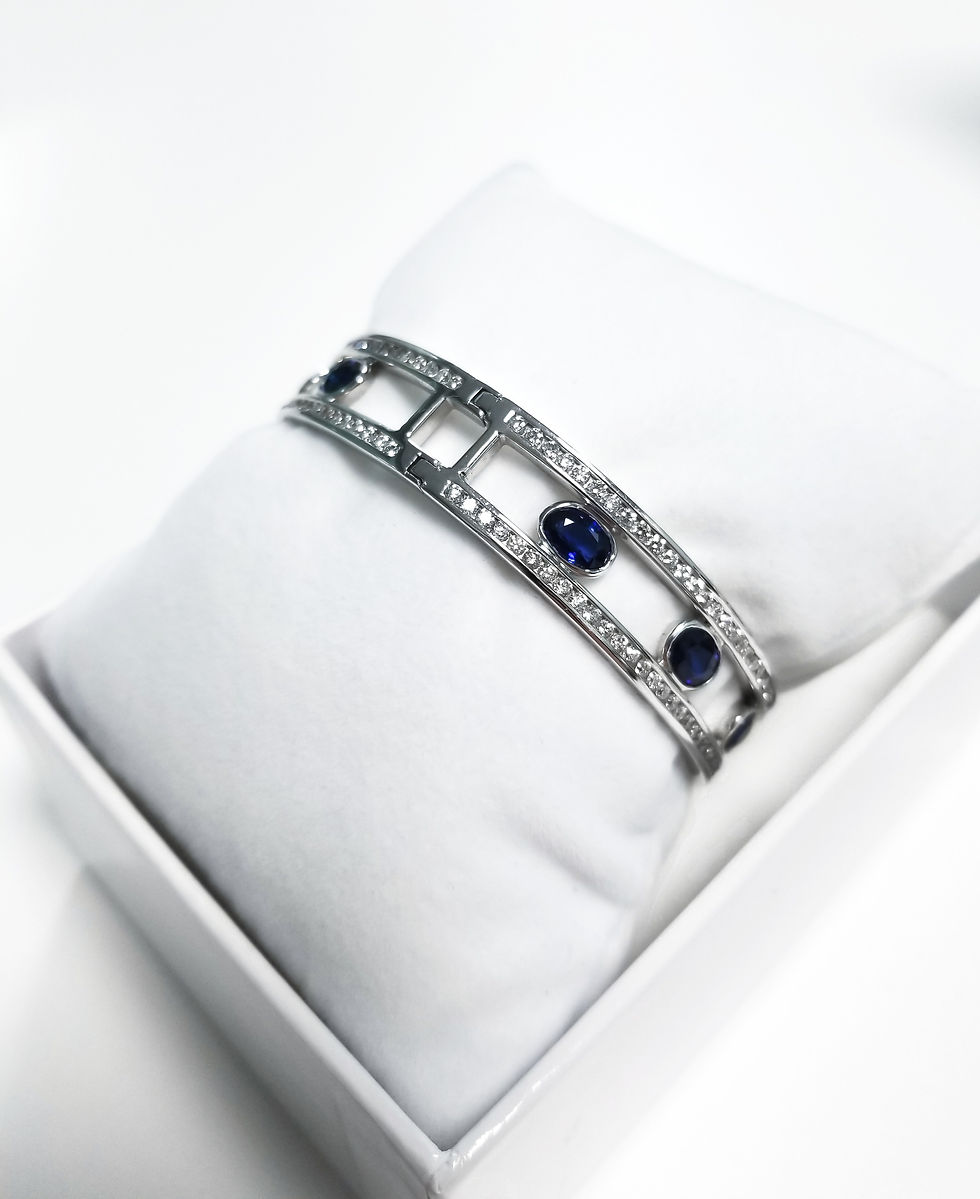 Thumbnail: Sapphire Bracelet 16.2 Cts