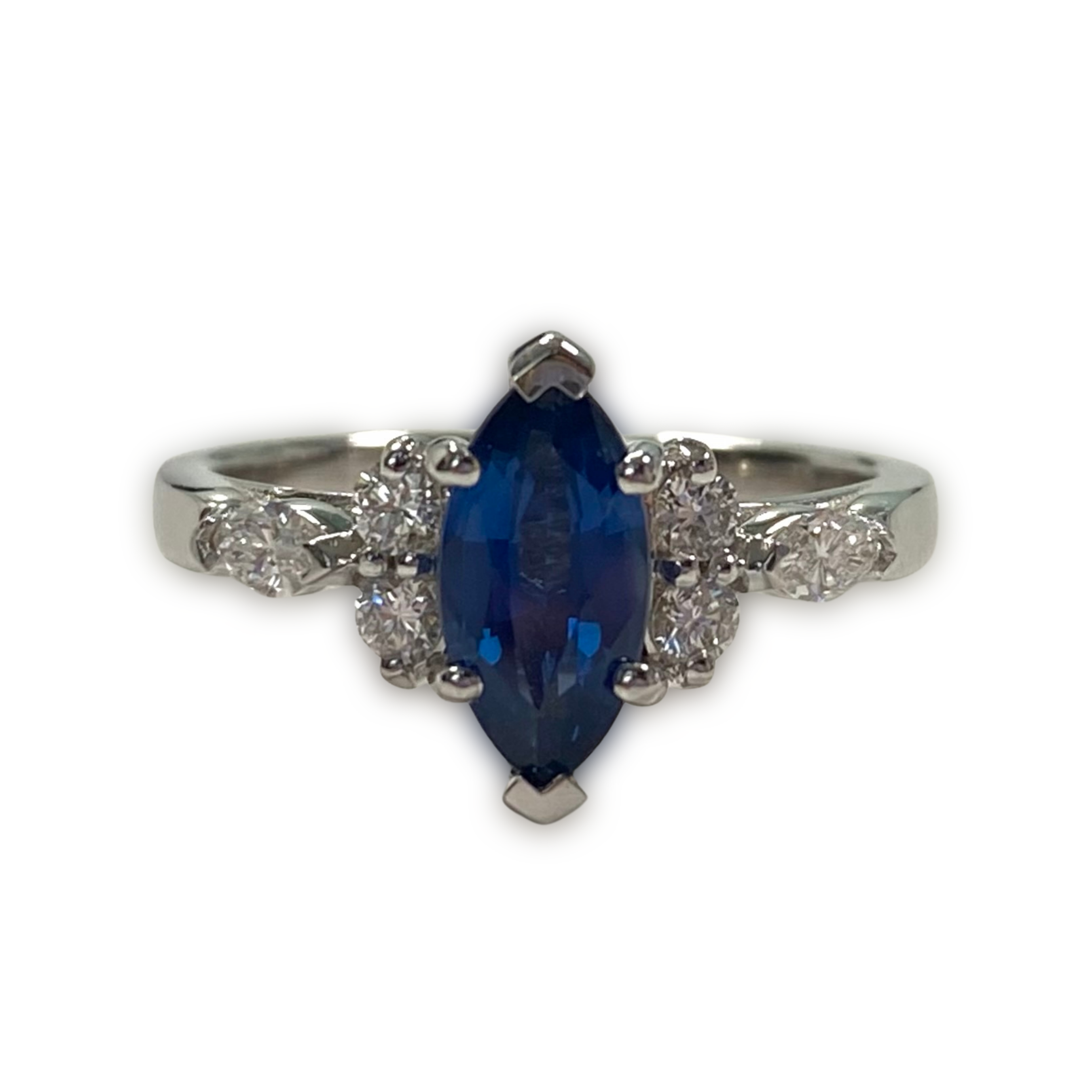 Sapphire Marquise Ring 1.26 Cts