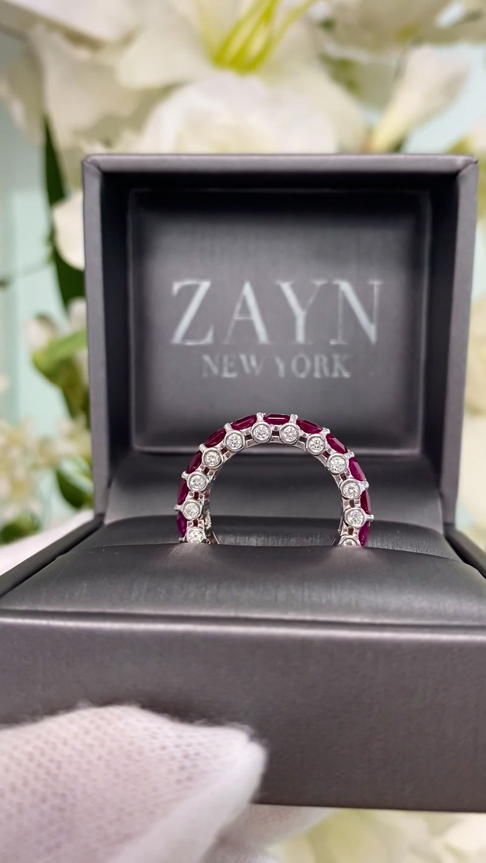 Thumbnail: Burma Ruby Eternity Band 10.30 Cts