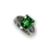 Thumbnail: Green Tourmaline Emeraldcut Ring 3.52 cts