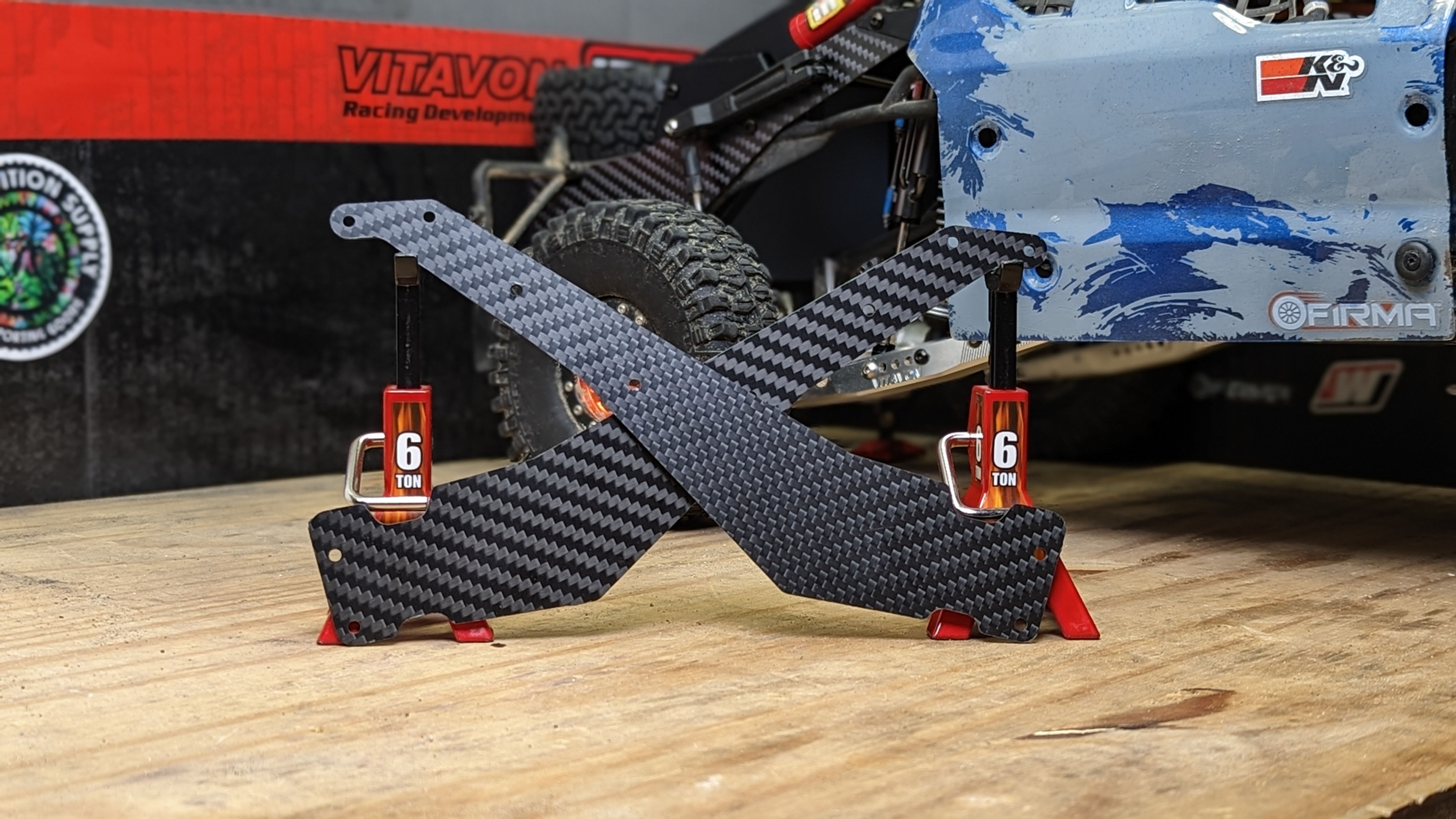 Losi Baja Rey V1/V2 Carbon Fiber Chassis Brace