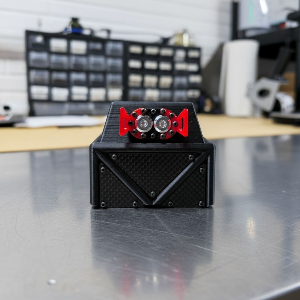 Thumbnail: Losi SBR scale fuel cell rear view with mounting panel